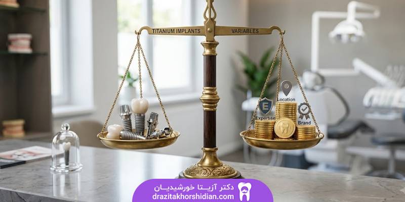 دلایل متغیر بودن هزینه ایمپلنت